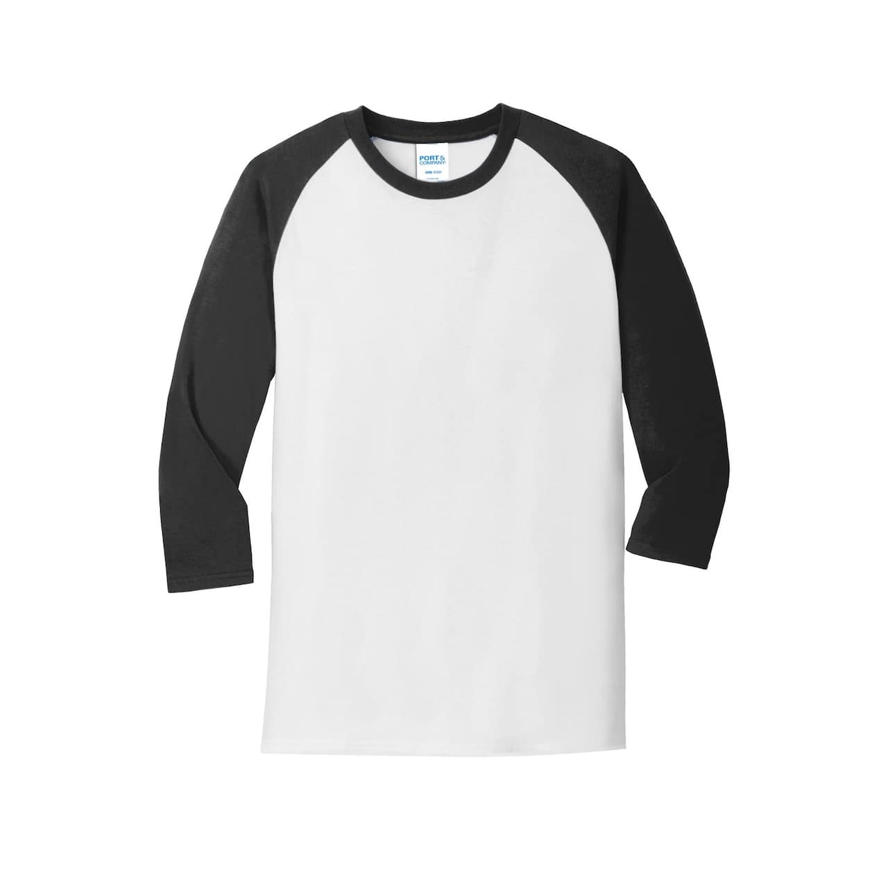 Port & Company® Core Blend 3/4-Sleeve Raglan Tee